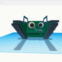 monsieur tanque TinkerCharacters 3d print model - Mito3D