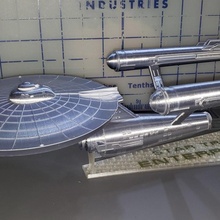 étoile randonnée entreprise ncc 1701 navire espace vaisseau spatial ncc1701 3d print model - Mito3D