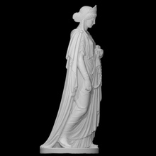 zenobia Catene scansione femmina scultura marmo americano hosmer harriet 3d print model - Mito3D