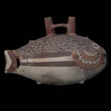vessel form fish scan art sculpture clay nazca 3d print model - Mito3D