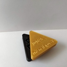 triángulo rompecabezas ii juego bloquear misterio secreto mecanismo 3d print model - Mito3D
