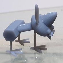 dino chick toys & games tinkercad 3d print model - Mito3D