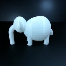 elefant Basteln 3d print model - Mito3D