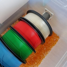 filament spool holder dry box pvc 40mm bracket ender 3 3d print model - Mito3D