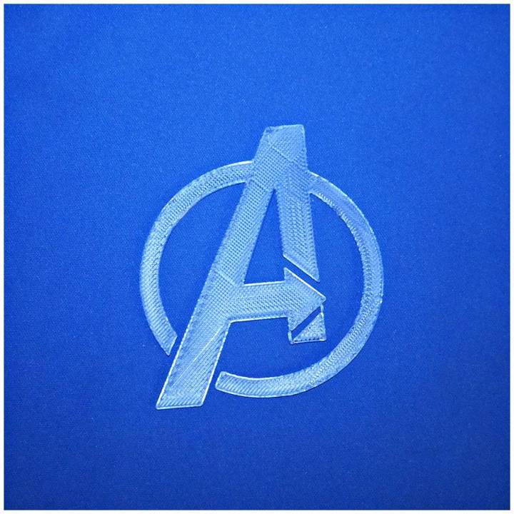 avengers fan art logo avenger 3D print model - Mito3D