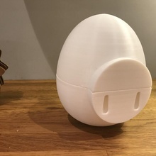 yumurtalı yuva Kutu kuş Yumurta organik barınak levrek 3d print model - Mito3D
