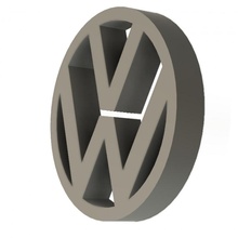 Volkswagen logotipo 3d print model - Mito3D
