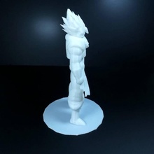 Gogeta hayran Sanat tinkercad 3d print model - Mito3D
