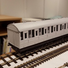 lner quint-art carriages 1 76 scale toys & games model carriage gauge railway coach suburban 00 em 3d print model - Mito3D