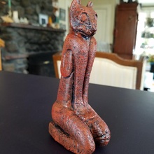 key marco cat scan artifact sculpture wood smithsonian 3d print model - Mito3D