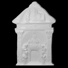 tabernáculo Varredura cristandade Jesus escultura mármore religião Bíblia alívio Cristo bottega dei gagini 3d print model - Mito3D