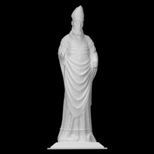 Zenón Verona escanear escultura mármol Santo pisa full figure 3d print model - Mito3D