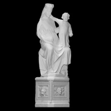 Grab gherardesca Familie Scan Christentum Jesus Skulptur Marmor Bibel Maria bildlich biblisch saint francesco 3d print model - Mito3D