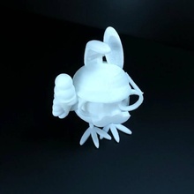 laid animal 3d print model - Mito3D