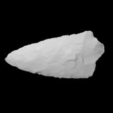 biface - coads 130n-130 scan projectile point archaeology anthropology ohio diagnostic 3d print model - Mito3D