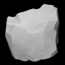 core - coads 133-1 scan stone rock archaeology anthropology biface 3d print model - Mito3D