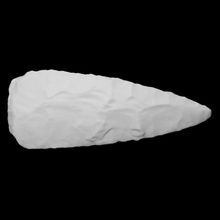 bifacciale coads 155 1 scansione calcolo roccia proiettile punto antropologia arcaologia 3d print model - Mito3D