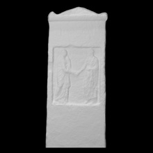 funerary stele scan sculpture death venice headstone 3d print model - Mito3D