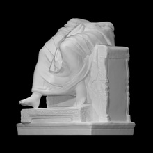 Júpiter entronizado Varredura Deus mitologia escultura sentado 3d print model - Mito3D