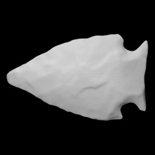 biface coads 156 51 analyse calcul Roche projectile point archéologie anthropologie 3d print model - Mito3D