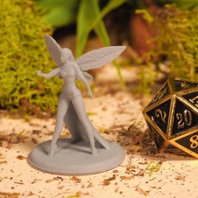 vidente diosa mesa fantasía miniaturas reina rpg juego guerra mujer miniatura juegos belleza hada 28mm dnd pionero 32mm 3d print model - Mito3D