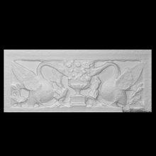 barrier swan decoration scan architecture bird sculpture stone marble relief 3d print model - Mito3D