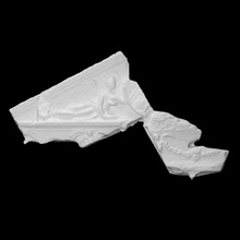 fragment tympan analyse architecture sculpture calcul marbre Padoue Oberdan 3d print model - Mito3D