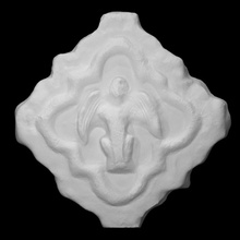 brick heraldic eagle scan bird sculpture marble italy relief heraldry 3d print model - Mito3D
