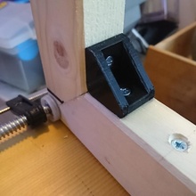 angle connector furniture repair 3d print model - Mito3D