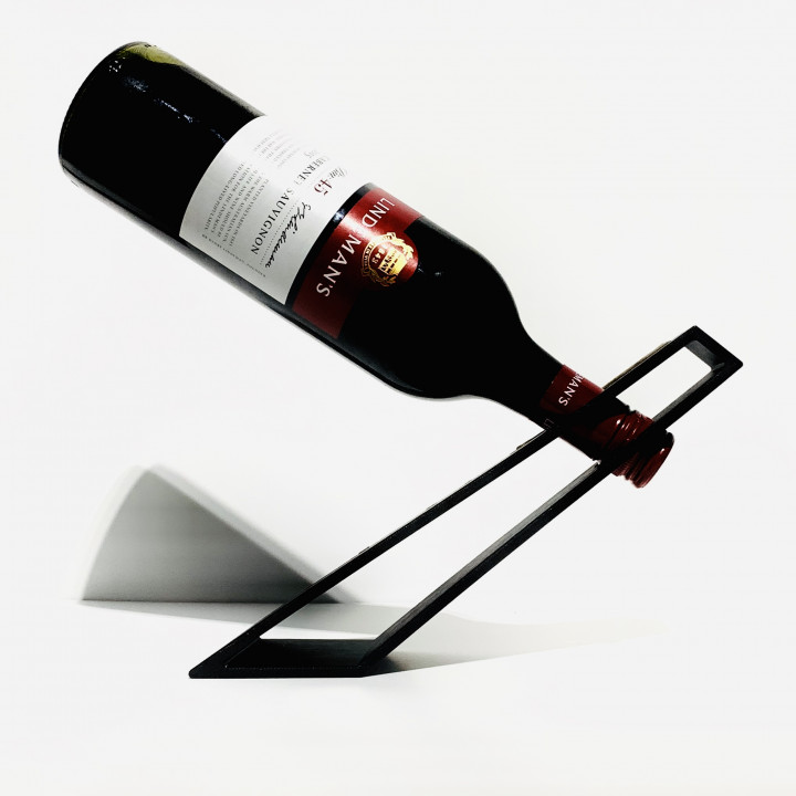 vino titolare supporto decorazione In piedi cremagliera arredamento 3D print model - Mito3D