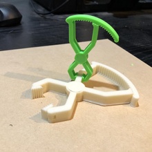 ratchet clamp print-in-place & garden tools 3d print model - Mito3D