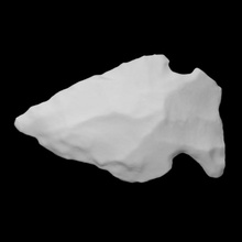 biface - coads 41-174 scan stone rock projectile point archaeology anthropology 3d print model - Mito3D