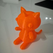 chat Licorne tinkercharacter tinkercad 3d print model - Mito3D