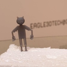 character - cat toys & games tinkercad 3d print model - Mito3D