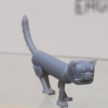 copper cat tinkercad 3d print model - Mito3D