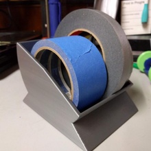 tape roll stand holder 3d print model - Mito3D