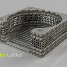 posavasos enrejado patrón portavasos beber práctico casa laboratorio ideas 3d print model - Mito3D