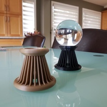 crystal ball holder 3d print pla variable scalable 3d print model - Mito3D