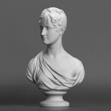Enriqueta Pelham escanear busto clásico retrato escultura mujer mármol v amp joseph nollekens henrietta pelham retratos 3d print model - Mito3D