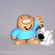 ziggy penugem brinquedos jogos desenho animado cão histórias quadrinhos 3d print model - Mito3D