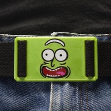 belt buckle - pickle rick clip morty picklerick rick&morty 3d print model - Mito3D