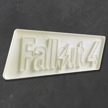 fallout 4 logo fan art i videogiochi xbox ps4 pc fallout4 3d print model - Mito3D