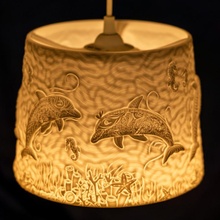 dolphin lampshade lampshade animals decoration dolphin hanger interior lamp seahorse water e27 ceiling