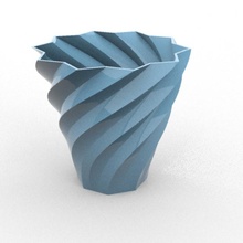 flower vase & garden design decor homedecor 3d print model - Mito3D