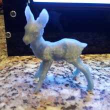 bambi veado scann camada Wald Hirsch 3d print model - Mito3D