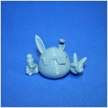 Conejo chico tinkercad TinkerCharacters 3d print model - Mito3D
