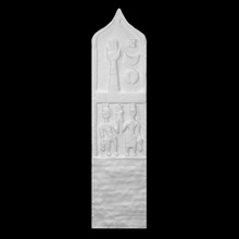sati stone scan sculpture sandstone stele sati-stone 3d print model - Mito3D