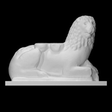 column base form lion scan architecture sculpture cathedral padua stiloforo column-base 3d print model - Mito3D