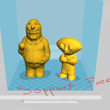 stewie griffin family guy 3d print model - Mito3D