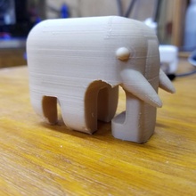 elephant toys & games tinkercad 3d print model - Mito3D